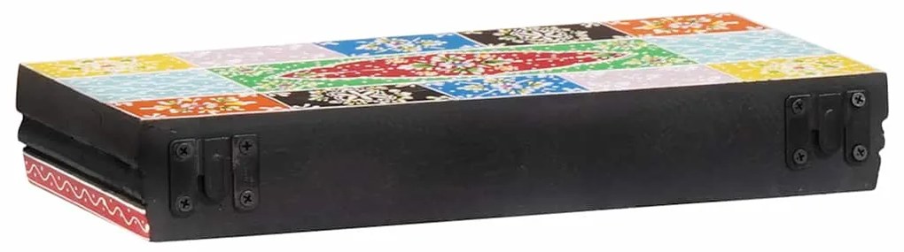 vidaXL Ράφια τοίχου 2 pcs Πολύχρωμο 40 x 20 x 6 cm Μασίφ ξύλο μάνγκο