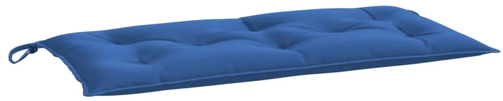 vidaXL Μαξιλάρια Πάγκου Κήπου 2 τεμ Μπλε Ρουά 100x50x7 εκ. Ύφ. Oxford