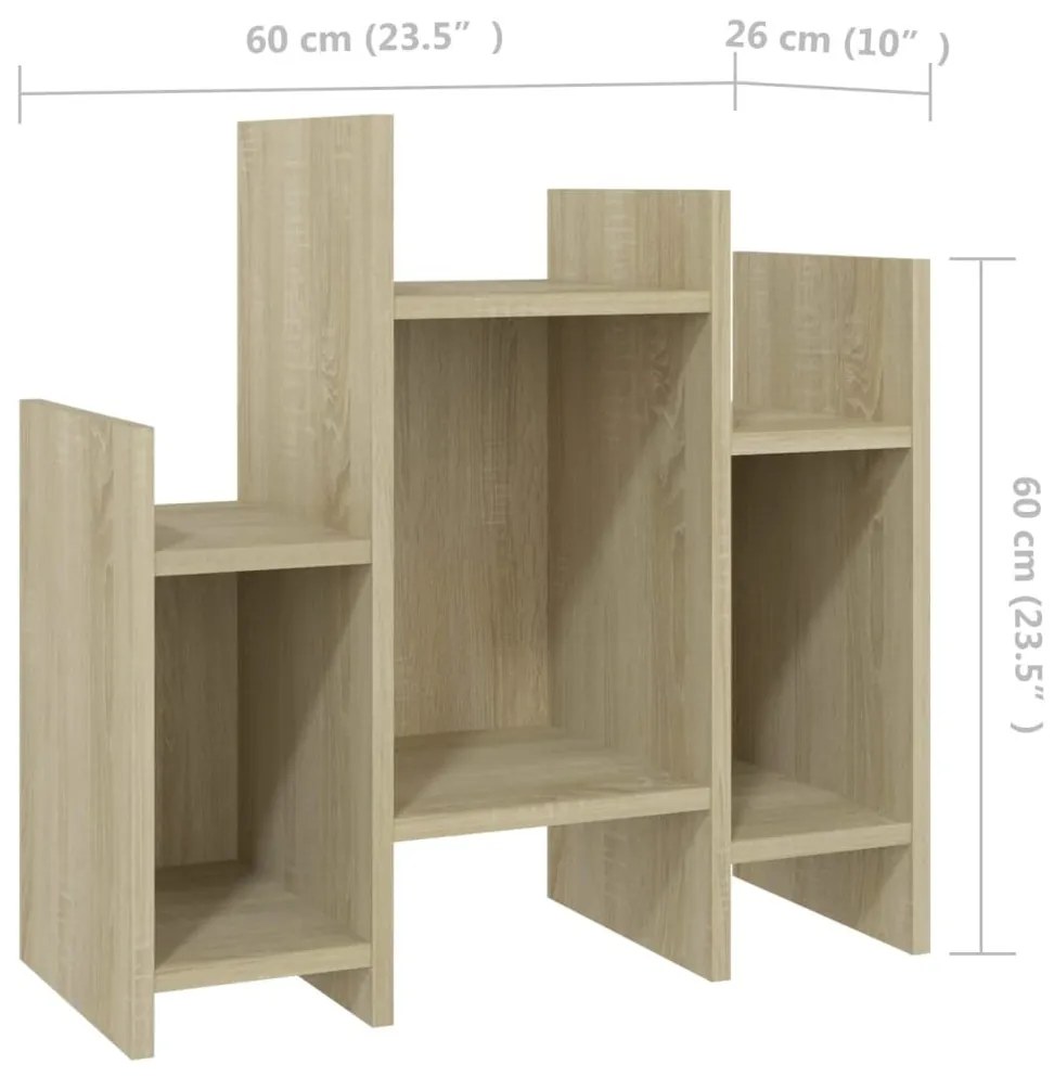 Βοηθητικό Ντουλάπι Sonoma Δρυς 60 x 26 x 60 εκ. από Επεξ. Ξύλο - Καφέ