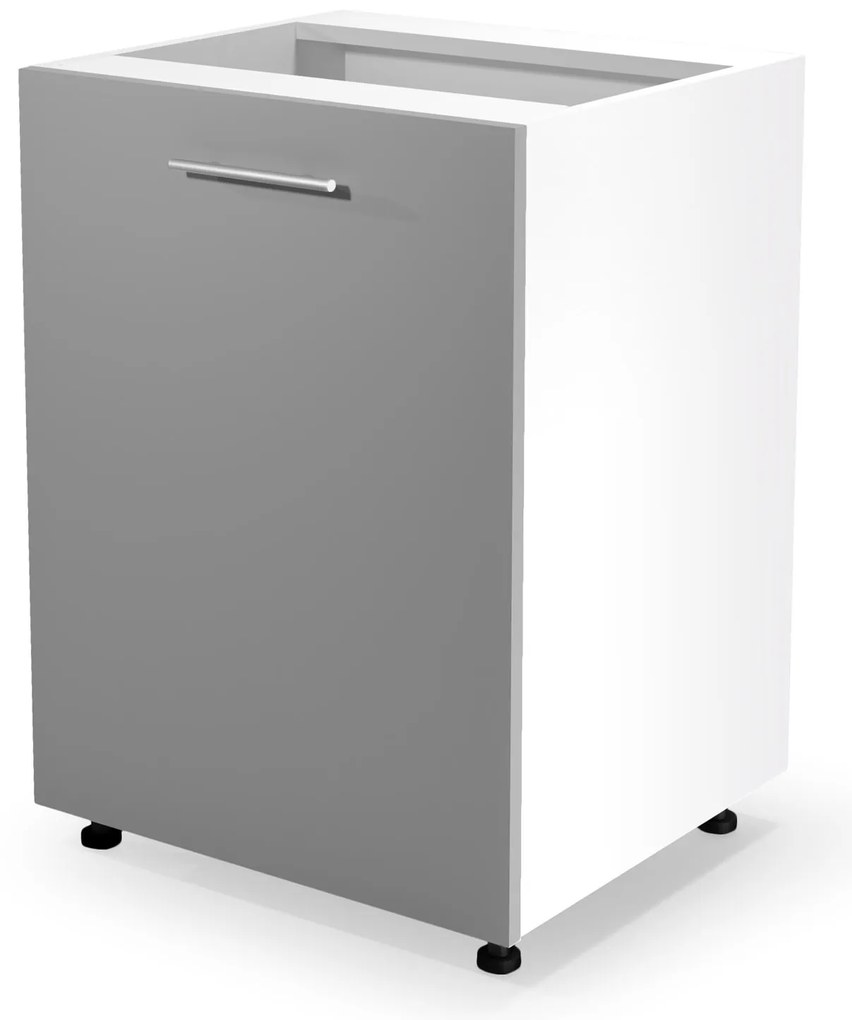 VENTO D-60/82 lower cabinet, color: white / light grey DIOMMI V-UA-VENTO-D-60/82-J.POPIEL