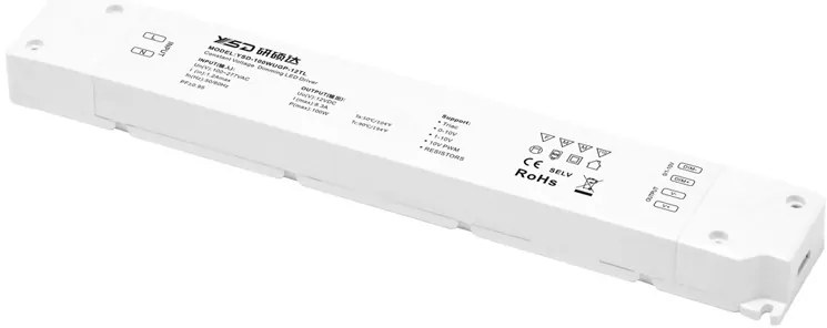 YSD τροφοδοτικό DC 100WUGP-12, 12VDC, 100W, 8.3A, IP20, dimmable