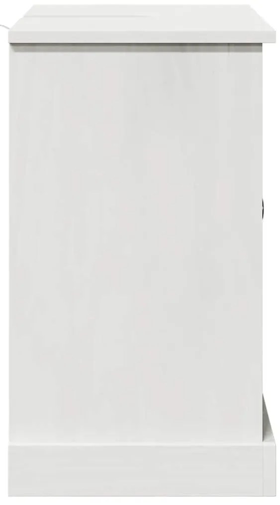 vidaXL Ντουλάπι νιπτήρα VIGO Λευκό και Αντίκα Λευκό 68 x 34 x 59 εκ.