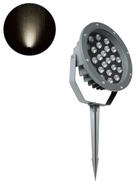 Σποτ Φωτισμού για Φυτά Καρφί IP67 4500K Αλουμίνιο Γκρι 90365 Globostar-90365-Ανθρακί 90365