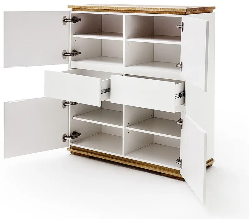 Μπουφές Μαύρη Λάκα 102x115x40