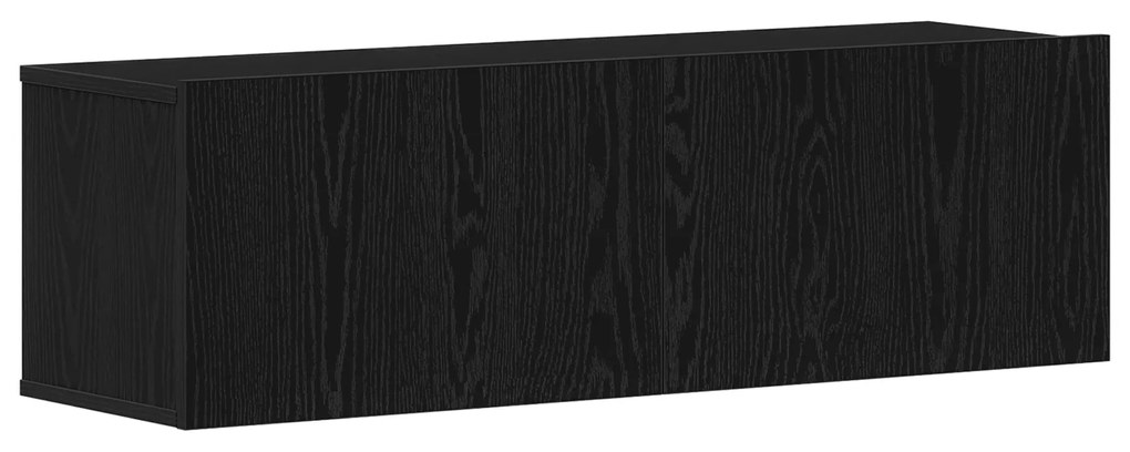 vidaXL Σετ επίπλου τηλεόρασης 4 pcs Μαύρη Δρυς 30.5 x 30 x 110 εκ.