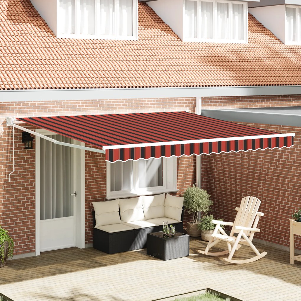 vidaXL Σκηνίτσα Αναδιπλούμενη with 400 x 350 εκ κίτρινο και πορτοκαλί