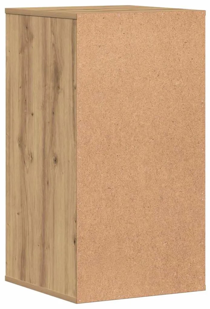 vidaXL Συρταριέρα Γωνιακή Αρτισιανή Δρυς 40x41x76 εκ. Επεξεργ. Ξύλο