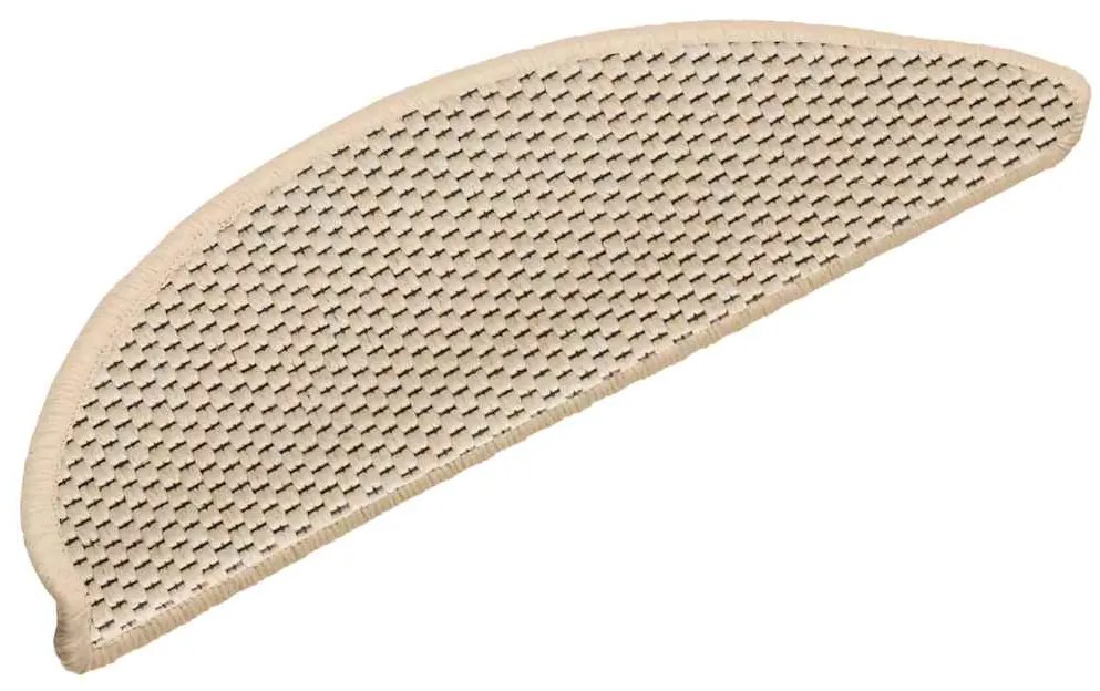 vidaXL Πατάκια Σκάλας Αυτοκόλλητα 30 τεμ. Όψη Σιζάλ Berber 56x17x3 εκ.