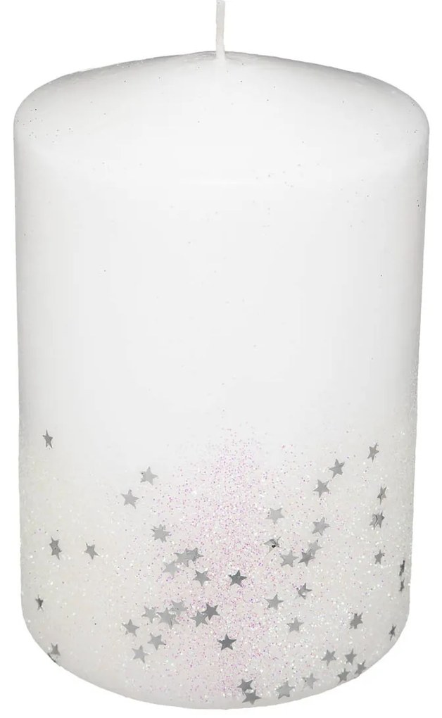Κερί 900gr (Φ10x15) A-S Glitter White 183395BL
