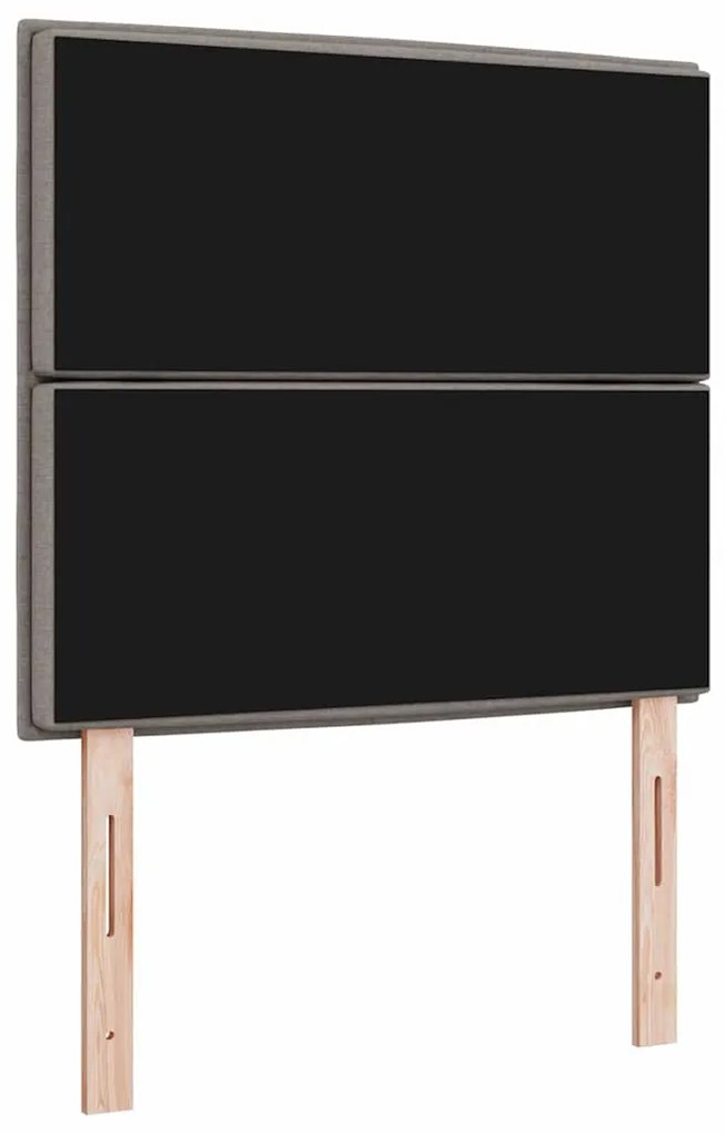 vidaXL Κεφαλάρι με κεφαλάρι Taupe 100 cm ύφασμα