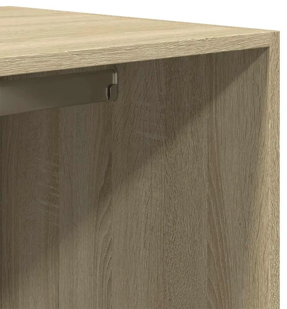 Ντουλάπα Χρώμα Sonoma Δρυς 80x50x200 εκ. από Επεξ. Ξύλο 3307749