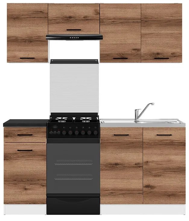 Σετ κουζίνας Econ plus 119, 170x60cm, Πάγκος, Πλαστικοποιημένη μοριοσανίδα