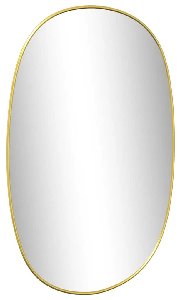 vidaXL Καθρέφτης Τοίχου Χρυσός 50x35 εκ.