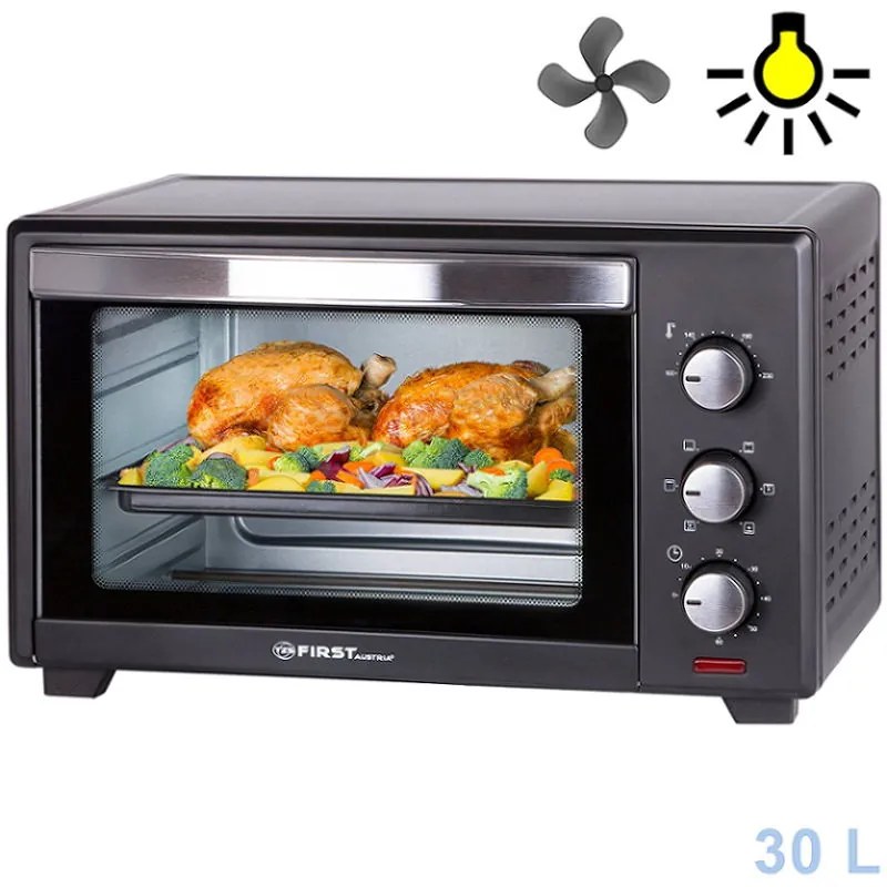 First Austria FA-5043-1 Φουρνάκι με αέρα και φως 30 L 1600 W-199195-0006