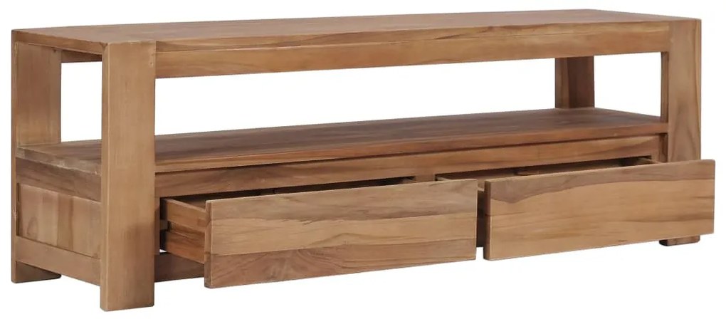 ΈΠΙΠΛΟ ΤΗΛΕΟΡΑΣΗΣ 120 X 30 X 40 ΕΚ. ΑΠΟ ΜΑΣΙΦ ΞΥΛΟ TEAK 286277