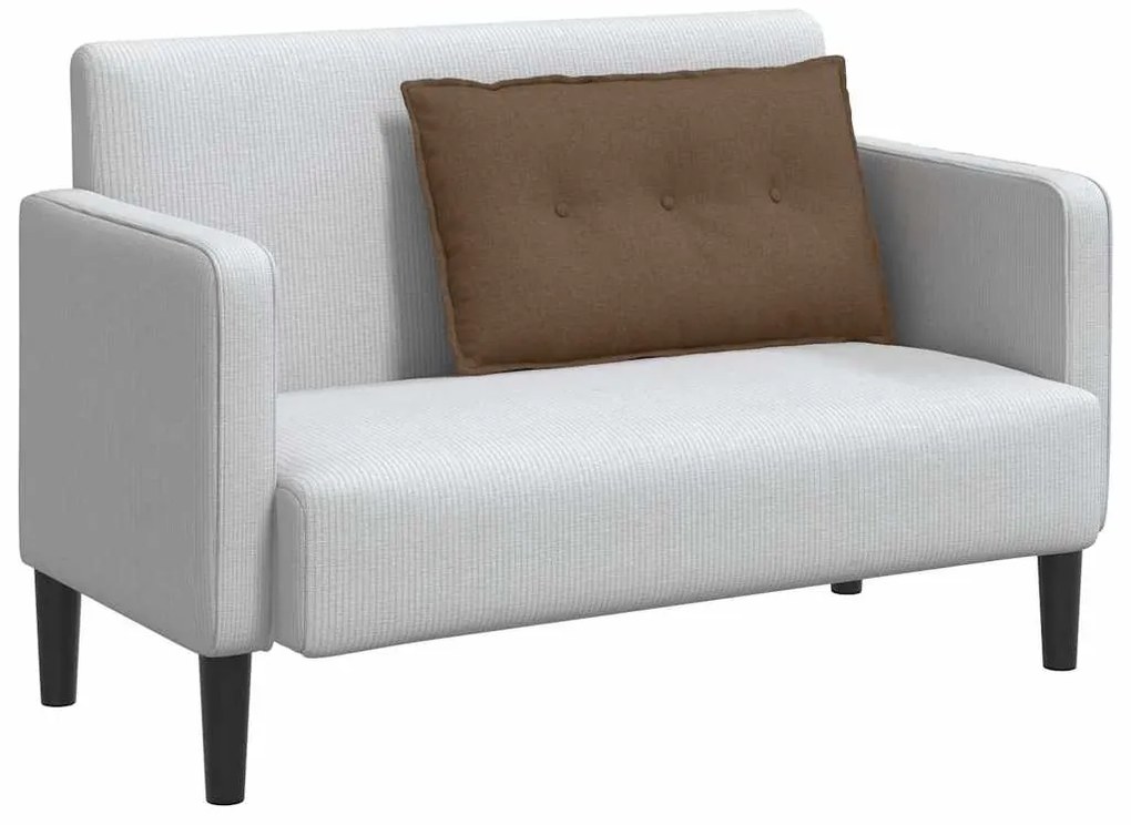 vidaXL Μαξιλάρι Πλάτης Καφέ 80 x 19 x 50 εκ ύφασμα