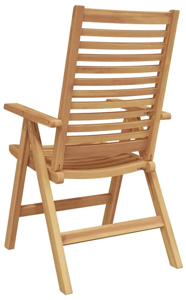 vidaXL Καρέκλα Κήπου 6 pcs Καφέ 52 x 64.5 x 108 εκ. Μασίφ ξύλο teak