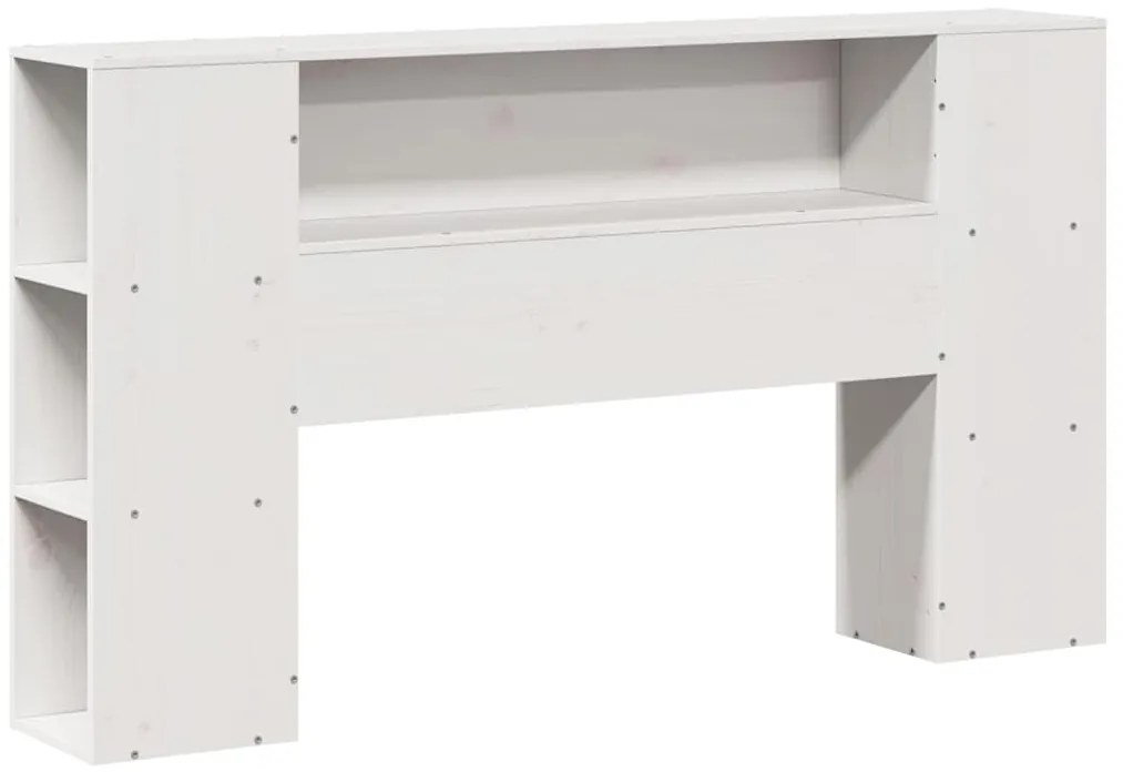 vidaXL Κρεβάτι Βιβλιοθήκη Χωρίς Στρώμα 160x200 εκ Μασίφ Ξύλο Πεύκου