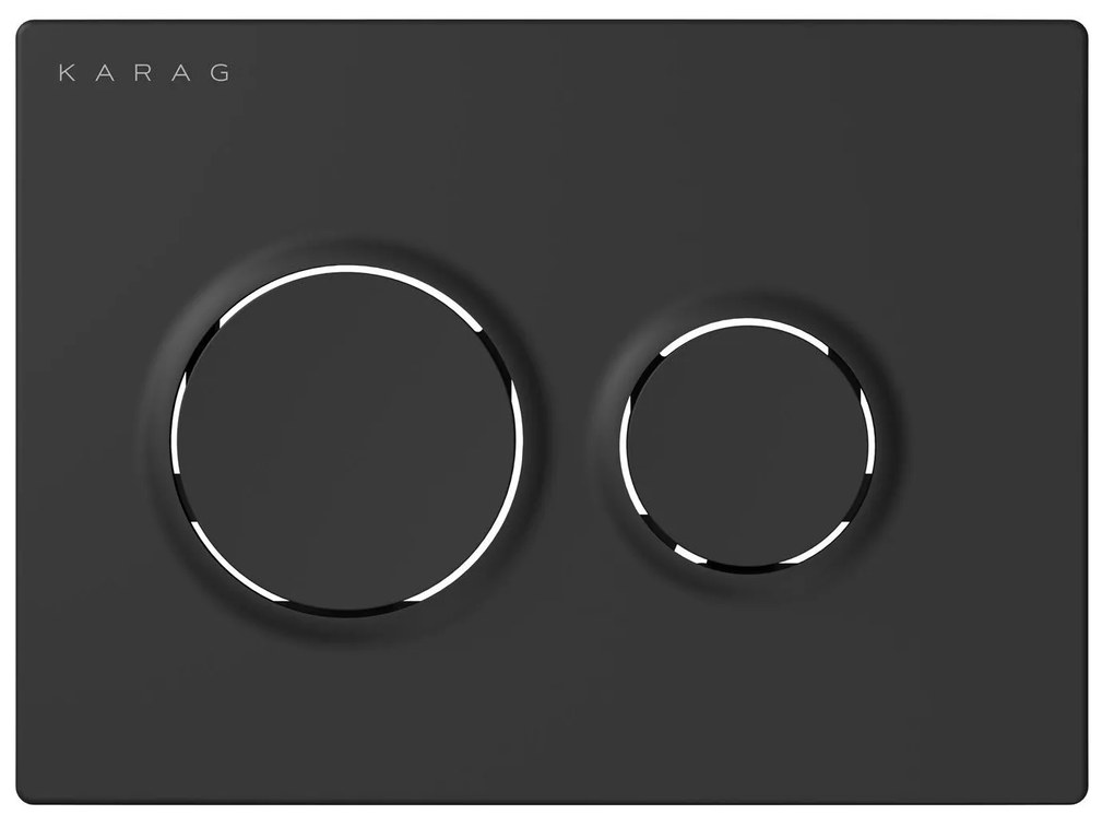 Karag O230-017 Olimpos Πλακέτα Καζανακίου Διπλής Λειτουργίας Black Matt