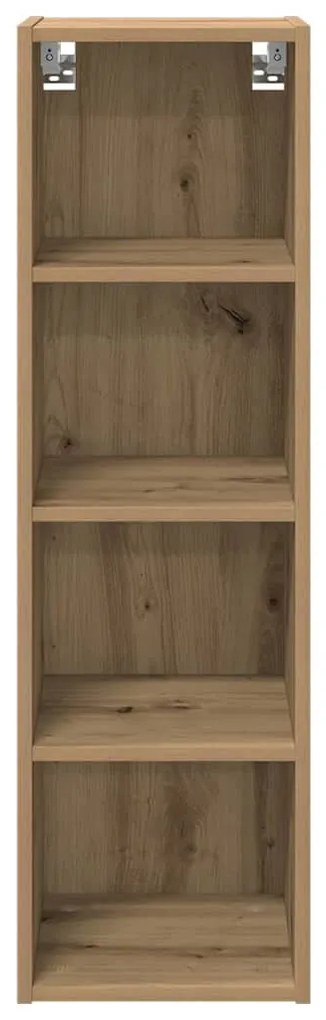 vidaXL Κρεμαστό ντουλάπι Riga Artisan Oak 30 x 29,5 x 100 εκ.