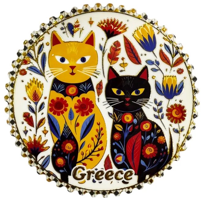 Σετ σουβέρ Greece 4τμχ - Coaster set 4pcs