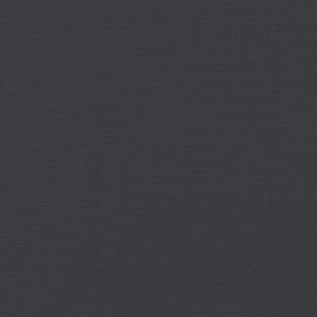 vidaXL Μαξιλάρι Στρογγυλό Μαύρο Ø 60 x 11 εκ. από Ύφασμα Oxford