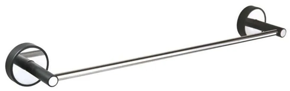 Κρεμάστρα Πετσέτας Optimo 6250 50cm Black-Chrome Karag Stainless Steel