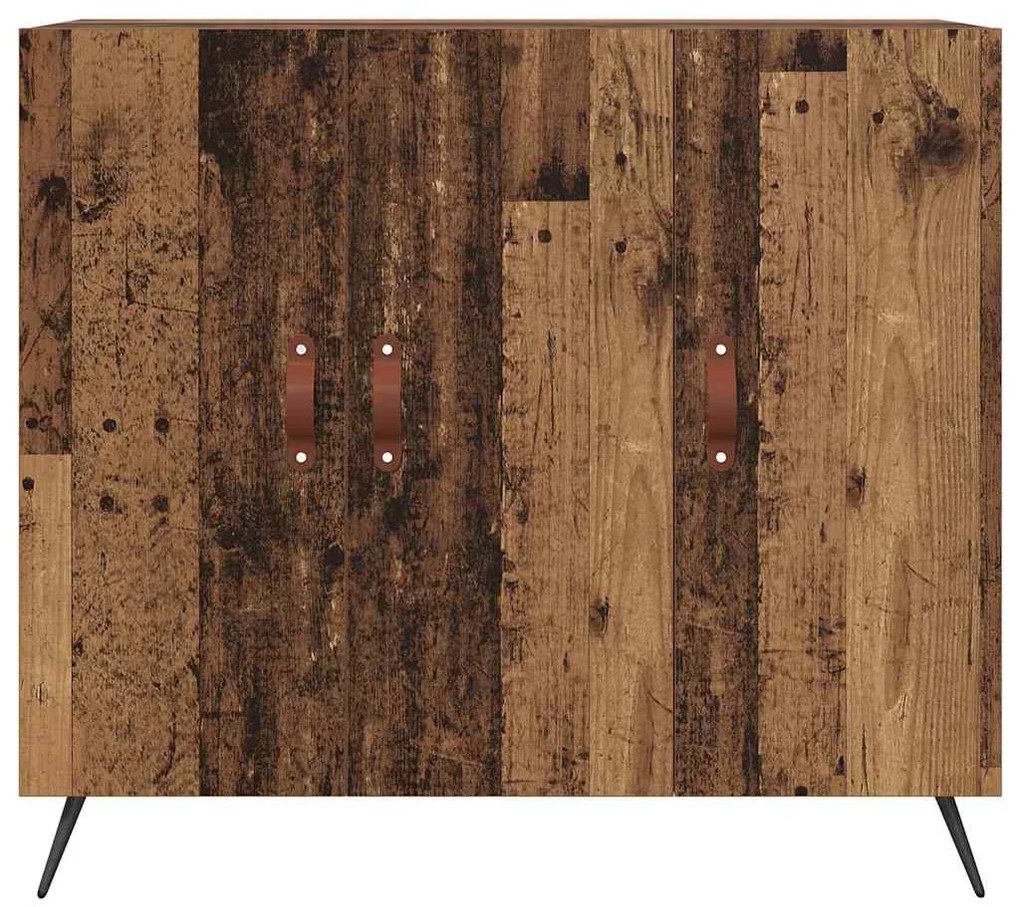 vidaXL Πλαϊνό γραφείο Παλιό ξύλο 89,5 x 34 x 80 εκ. Επεξεργασμένο ξύλο