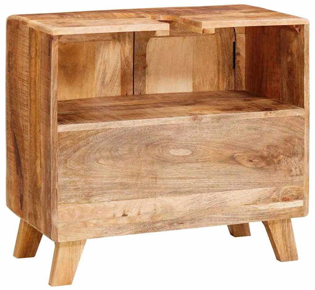 vidaXL Ντουλάπι Μπάνιου Καφέ Σοβαρή Μανγκο ξυλεία και Τεχνική ξυλεία