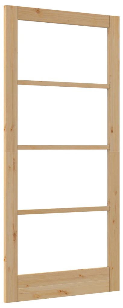 vidaXL Πόρτα Εσωτερικού Χώρου  με Γυαλί "ORKDAL" 93x202x4 εκ από Στερεό Ξύλο Πεύκου