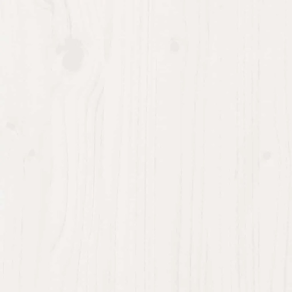 Σκελετός Κρεβ. Χωρίς Στρώμα Λευκό 140x190 εκ Μασίφ Πεύκο 3309783