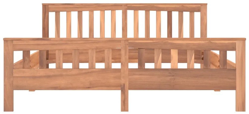 vidaXL Πλαίσιο Κρεβατιού 160 x 200 εκ. από Μασίφ Ξύλο Teak