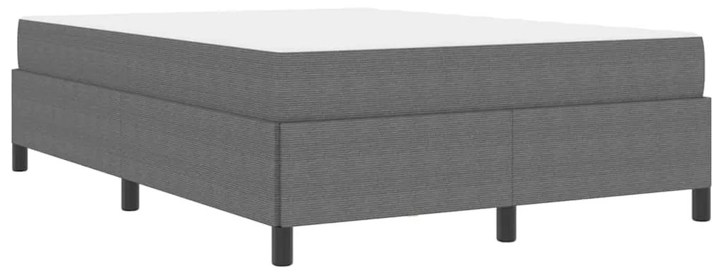 vidaXL Σκελετός Κρεβατιού Άλλο Ανοιχτό γκρι 140 x 190 cm Βελούδο