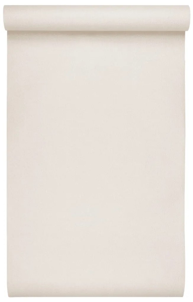 vidaXL Ταπετσαρία 3D Μονόχρωμη Κρεμ 10x0,53μ Non-woven