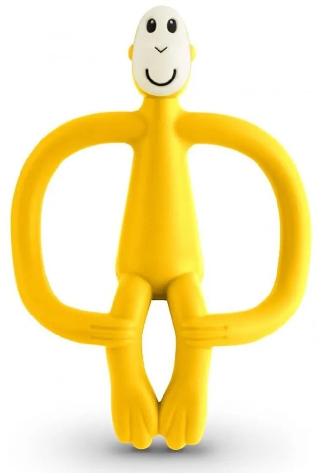 Μασητικό Οδοντοφυΐας Teething Toy 10,5cm Yellow Matchstick Monkey Σιλικόνη