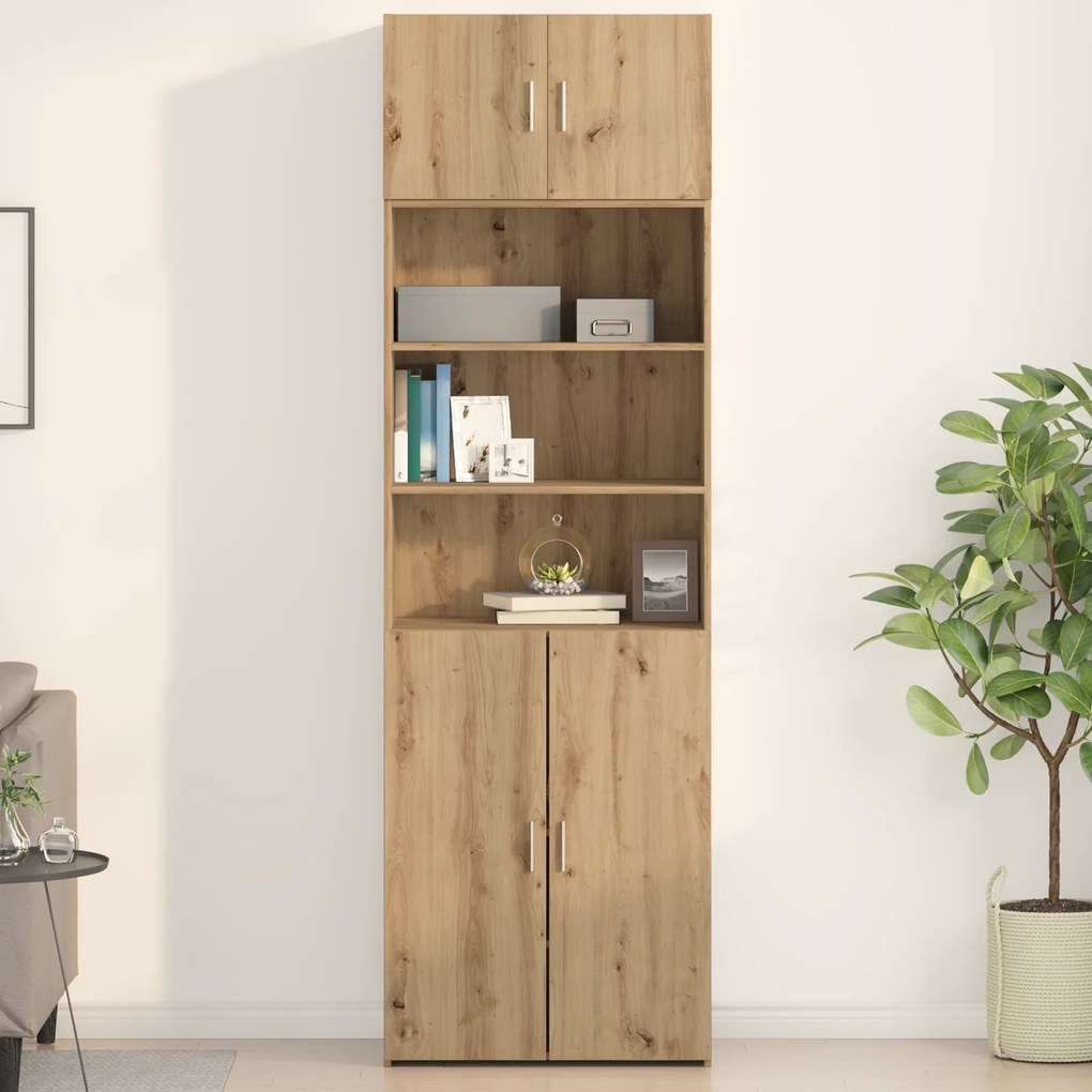 vidaXL Ντουλάπι τοίχου από δρυς 70x42,5x40 εκ. Επεξεργασμένο ξύλο