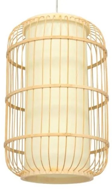 Κρεμαστό Φωτιστικό Οροφής DE PARIS Bamboo 00893 Globostar-893-Μπεζ 00893