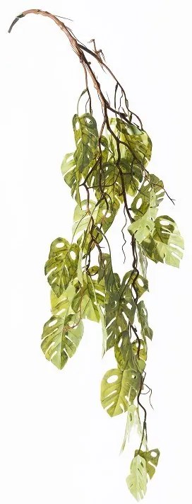 Supergreens Τεχνητή Κρεμαστή Μονστέρα Πράσινη Ανοιχτή 105 εκ