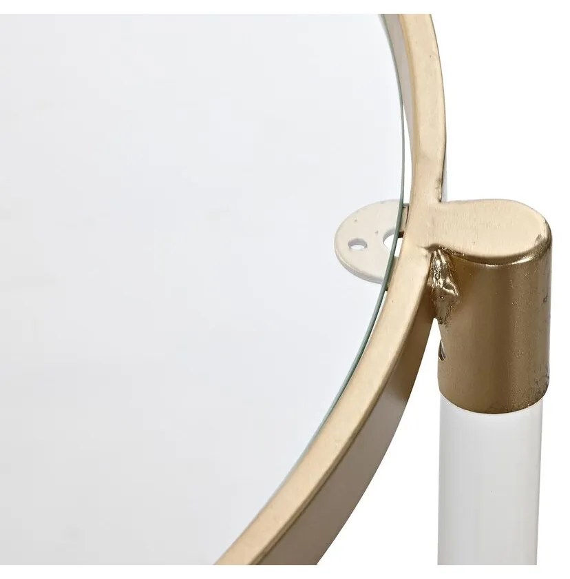 Τραπεζάκι Καφέ DKD Home Decor Glamour Διαφανές Χρυσό Ακρυλικό Μέταλλο 87 x 87 x 50 cm