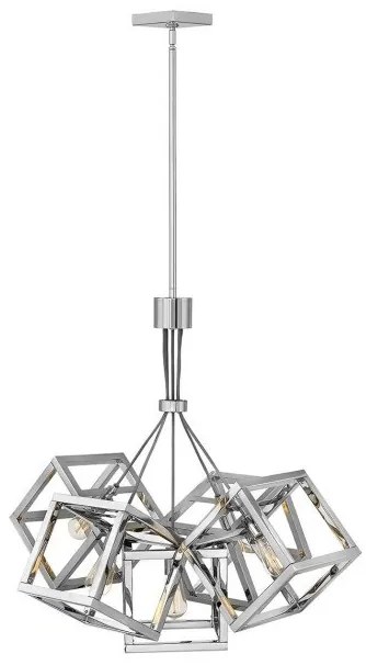 Κρεμαστό Φωτιστικό Οροφής 5xE27 Ensemble Quintiesse Elstead Lighting-QN-ENSEMBLE5P-PN-Νίκελ Ματ QN-ENSEMBLE5P-PN