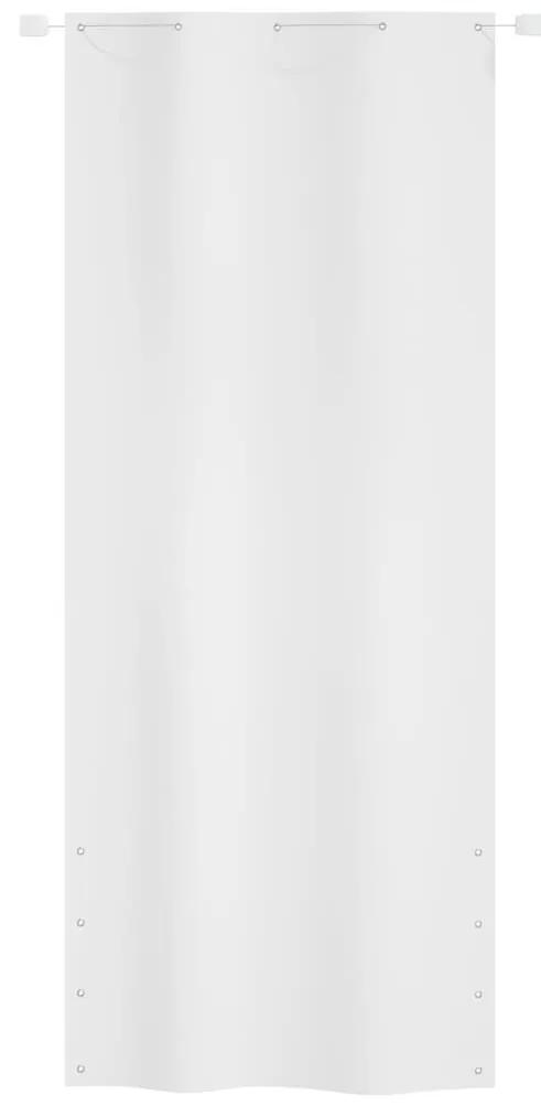 Διαχωριστικό Βεράντας Λευκό 100 x 240 εκ. Ύφασμα Oxford - Λευκό