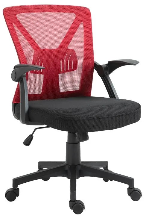 Καρέκλα Γραφείου FL20-2Β Fylliana Κόκκινο 60x63x90/105 εκ. 60x63x105 εκ.