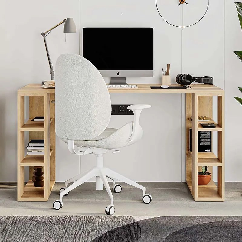 ΓΡΑΦΕΙΟ ΕΡΓΑΣΙΑΣ COLMAR MEGAPAP ΧΡΩΜΑ SAPPHIRE OAK 140X60X75ΕΚ