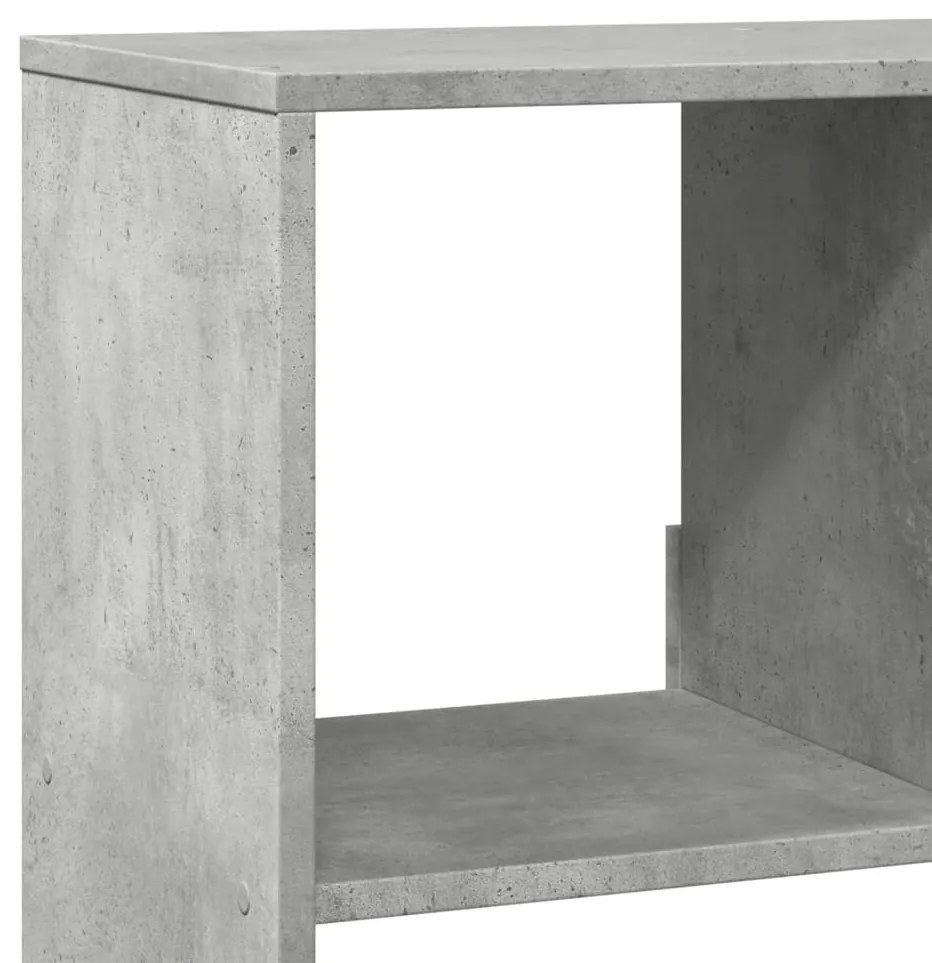 vidaXL Βιβλιοθήκη/Διαχωριστικό Χώρου Γκρι 100x33x125,5 εκ. Επεξ. Ξύλο