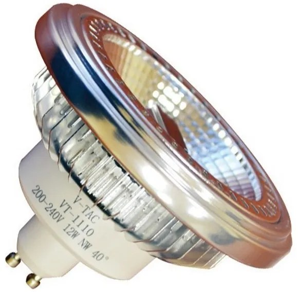 LED V-TAC AR111 GU10 Λαμπτήρας Sharp chip 220V 12W Φώς ημέρας
