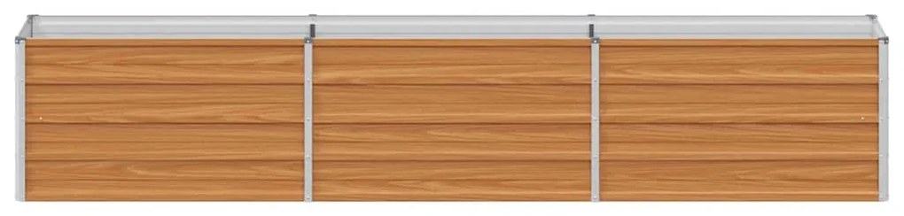 vidaXL Υπερυψωμένη Ζαρντινιέρα Ανοιχτό καφέ 240 x 40 x 45 cm