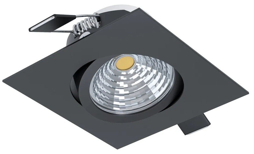 Φωτιστικό Χωνευτό Eglo 98611 SALICETO Μαύρο Ματ (Black Mat) 2700K