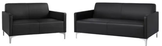 ΣΕΤ 2 ΤΜΧ ΚΑΝΑΠΕΣ 3ΘΕΣΙΟΣ ΚΑΙ 2ΘΕΣΙΟΣ NELLIE HM11274.01 ΜΑΥΡΟ ΧΡΩΜΑ