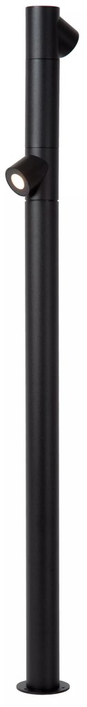 Φωτιστικό Κολόνα-Κολωνάκι Lucide 15850-10-30 IBAMBA Μαύρο Ματ (Black Mat) 3000 K