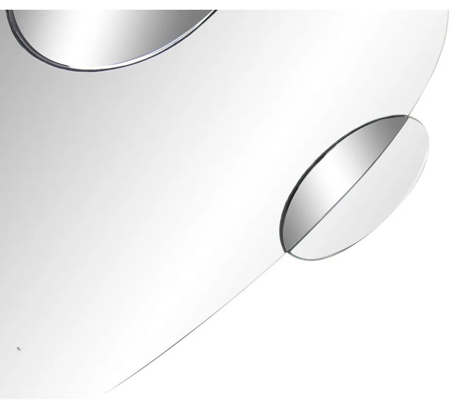 Τοίχο καθρέφτη DKD Home Decor Μαύρο Σύγχρονη Κύκλους 120 x 2 x 49 cm